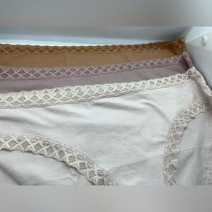 (3) NATORI BLISS COTTON BRIEF